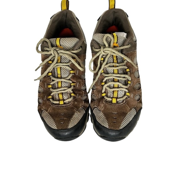 Merrell Men’s Ridgepass Trail/Hiking/Walking Shoes in Boulder/Old Gold Sz 10 - Picture 2 of 15